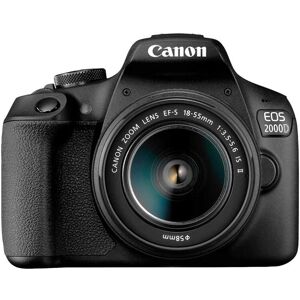Canon EOS 2000D DSLR Camera and EF-S 18-55 mm f/3.5-5.6 is II Lens Black (R Canon EOS 2000D DSLR Camera and EF-S 18-55 mm f/3.5-5.6 is II Lens Black (R