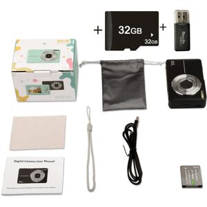 liuzhi (Black fixed focus+32GB memory card+card reader) HD Digital Camera, Mini Digital liuzhi (Black fixed focus+32GB memory card+card reader) HD Digital Camera, Mini Digital