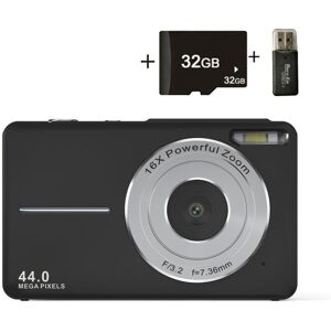 liuzhi (Black zoom+32GB memory card+card reader) HD Digital Camera, Mini Digital Camera liuzhi (Black zoom+32GB memory card+card reader) HD Digital Camera, Mini Digital Camera