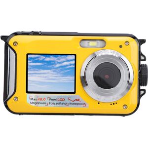 Unbranded 2.7K Underwater Camera 48MP 16X Zoom Dual Screens Yellow Unbranded 2.7K Underwater Camera 48MP 16X Zoom Dual Screens Yellow
