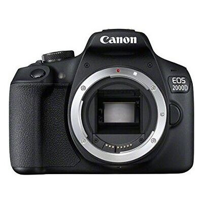 Canon EOS 2000D DSLR Camera Body - Black Canon EOS 2000D DSLR Camera Body - Black