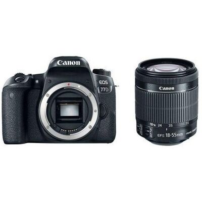 Canon Eos 77D - 24.2 MP, 18-55mm lens, 64GB SD - Camera Kit Canon Eos 77D - 24.2 MP, 18-55mm lens, 64GB SD - Camera Kit