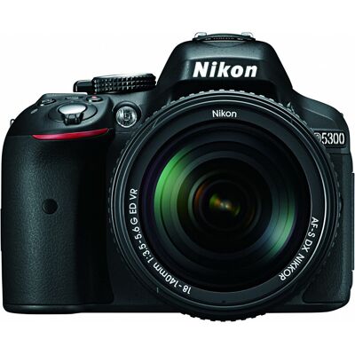 Nikon D5300 24.2 MP CMOS Digital SLR Camera with 18-140mm f/3.5-5.6G ED VR Auto Nikon D5300 24.2 MP CMOS Digital SLR Camera with 18-140mm f/3.5-5.6G ED VR Auto