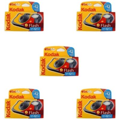 Kodak Fun Flash Disposable Camera - 39 Exposures 5 Pack Kodak Fun Flash Disposable Camera - 39 Exposures 5 Pack