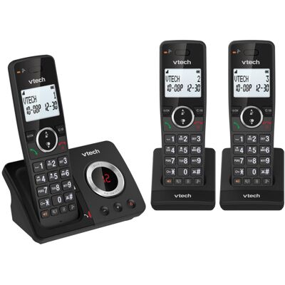 VTech ES2052 DECT Cordless Phone with Answering Machine,Call Block,Easy-to-Read VTech ES2052 DECT Cordless Phone with Answering Machine,Call Block,Easy-to-Read