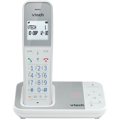 VTech XS1050 DECT Cordless Phone with Answering Machine, 1 Handset, Landline Hou VTech XS1050 DECT Cordless Phone with Answering Machine, 1 Handset, Landline Hou