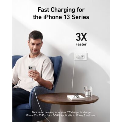 Anker Nano Pro Series 5 511 - USB-C Charger - 20W White Anker Nano Pro Series 5 511 - USB-C Charger - 20W White