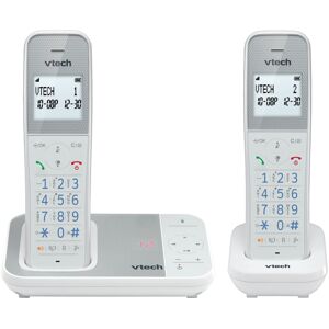 VTech XS1051 DECT Cordless Phone with Answering Machine, 2 Handsets, Landline Ho VTech XS1051 DECT Cordless Phone with Answering Machine, 2 Handsets, Landline Ho
