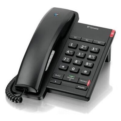 REFURBISHED BT Converse 2100 Corded Telephone, Black REFURBISHED BT Converse 2100 Corded Telephone, Black
