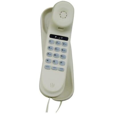 Tel UK 18006W Vienna Analogue Corded Telephone - White Tel UK 18006W Vienna Analogue Corded Telephone - White