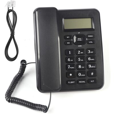Unbranded Wired Telephone with Caller ID, Corded Landline Phone for Home Office Hotel, Ana Unbranded Wired Telephone with Caller ID, Corded Landline Phone for Home Office Hotel, Ana