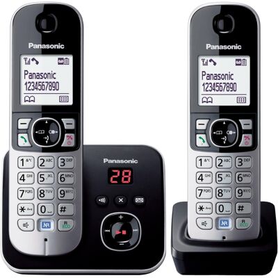 Panasonic KX-TG6822EB Twin DECT Cordless Telephone Set with Answer Machine Panasonic KX-TG6822EB Twin DECT Cordless Telephone Set with Answer Machine