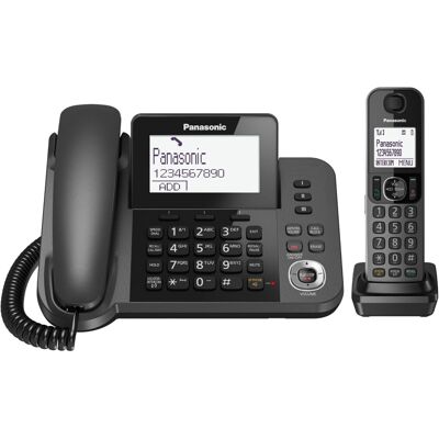 Panasonic KX-TGF320 Corded and Cordless Home office Telephone Kit with Answerpho Panasonic KX-TGF320 Corded and Cordless Home office Telephone Kit with Answerpho