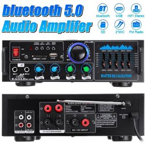 Unbranded 2000w Bluetooth Stereo Amplifier 220v Surround Sound Mixer Fm Aux Usb Sd Amp Hom Unbranded 2000w Bluetooth Stereo Amplifier 220v Surround Sound Mixer Fm Aux Usb Sd Amp Hom