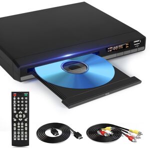 OKYUK HD DVD Player for TV, Multi Region DVD Player for Smart TV, HDMI/RCA Output Cabl OKYUK HD DVD Player for TV, Multi Region DVD Player for Smart TV, HDMI/RCA Output Cabl