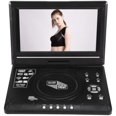 Torribaly 9.8 Inch Portable Mobile Dvd with Mini Tv Hd Player Built-in Rechargea Torribaly 9.8 Inch Portable Mobile Dvd with Mini Tv Hd Player Built-in Rechargea