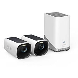 eufy Security S330 eufyCam 3 2-Cam Kit: 4K Wireless Outdoor Cameras, Integrated eufy Security S330 eufyCam 3 2-Cam Kit: 4K Wireless Outdoor Cameras, Integrated