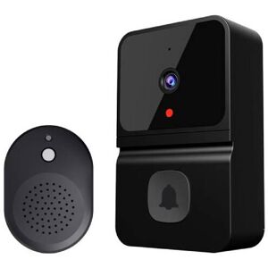 Unbranded (Black) Smart Door Video Bells Wireless Wifi Hd Doorbell Camera Household Tool S Unbranded (Black) Smart Door Video Bells Wireless Wifi Hd Doorbell Camera Household Tool S