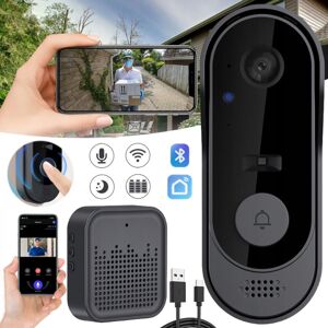 Unbranded No Monthly Fee Wireless Doorbell Camera, 2-Way Audio with Night Vision, Motion D Unbranded No Monthly Fee Wireless Doorbell Camera, 2-Way Audio with Night Vision, Motion D