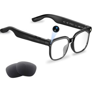 Chronus Smart Glasses AI ChatGPT with Camera and Translation (Transparent Lens + Sunglas Chronus Smart Glasses AI ChatGPT with Camera and Translation (Transparent Lens + Sunglas