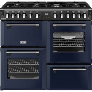 Stoves Richmond Deluxe 100DF 100cm Dual Fuel Range Cooker - Midnight Blue - A Ra Stoves Richmond Deluxe 100DF 100cm Dual Fuel Range Cooker - Midnight Blue - A Ra