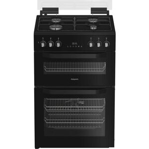 Hotpoint HDD6GDC2B1 Dual Fuel Double Oven Cooker - Black Hotpoint HDD6GDC2B1 Dual Fuel Double Oven Cooker - Black