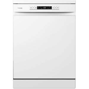 Hisense HS622E90WUK Freestanding Standard Dishwasher 85cm High - E Rated, White, Hisense HS622E90WUK Freestanding Standard Dishwasher 85cm High - E Rated, White,