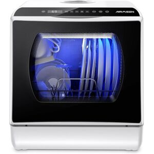AIRMSEN Mini Table Top Dishwasher Upgraded 6 Programs Portable Countertop Dishwa AIRMSEN Mini Table Top Dishwasher Upgraded 6 Programs Portable Countertop Dishwa