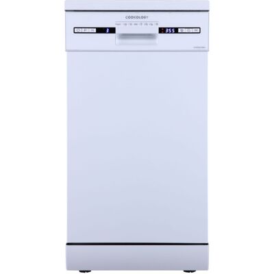 Cookology CFSD4510WH 45cm Wide Freestanding Slimline Undercounter Dishwasher, 6 Cookology CFSD4510WH 45cm Wide Freestanding Slimline Undercounter Dishwasher, 6