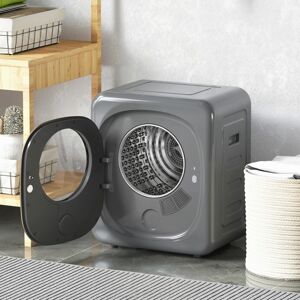 HOMCOM Compact Dryer Machine with 5 Modes, 4kg Small Tumble Dryer, Grey HOMCOM Compact Dryer Machine with 5 Modes, 4kg Small Tumble Dryer, Grey