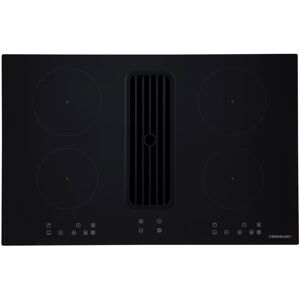 Cookology CIHDD800 80cm Induction Hob, 4 Zones, Downdraft Extractor, 3 Speeds, C Cookology CIHDD800 80cm Induction Hob, 4 Zones, Downdraft Extractor, 3 Speeds, C