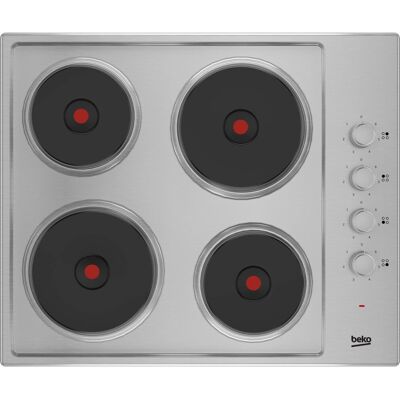 Beko 60cm Sealed Plate Electric Hob - Stainless Beko 60cm Sealed Plate Electric Hob - Stainless