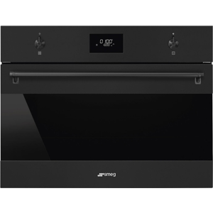 Smeg SO4301M1N - Black 40L Combination Microwave Oven - Ever Clean Enamel - A En Smeg SO4301M1N - Black 40L Combination Microwave Oven - Ever Clean Enamel - A En