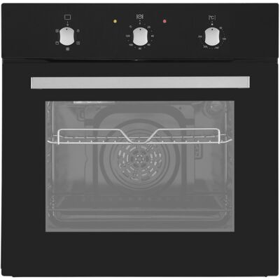 Cookology 60cm Built In Electric Fan Oven - Integrated Single Fan Oven with Mech Cookology 60cm Built In Electric Fan Oven - Integrated Single Fan Oven with Mech