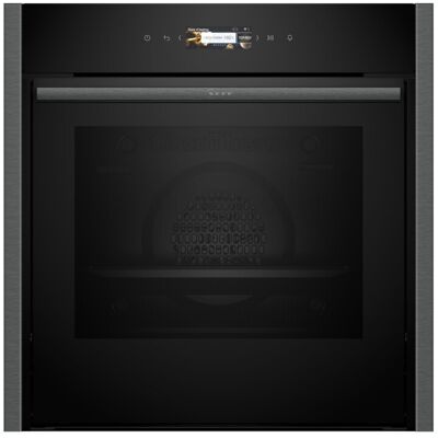 Neff N70 B54CR71G0B Slide and Hide Single Oven with Pyrolytic Self Neff N70 B54CR71G0B Slide and Hide Single Oven with Pyrolytic Self