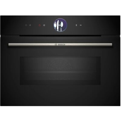 Bosch Serie 8 Compact Electric Single Oven - Black Bosch Serie 8 Compact Electric Single Oven - Black