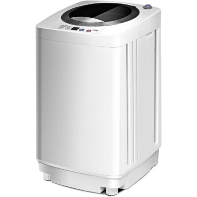 Costway 2 in 1 Full-Automatic Washing Machine Washer/Spinner w/ 3.5kg Top Load Costway 2 in 1 Full-Automatic Washing Machine Washer/Spinner w/ 3.5kg Top Load