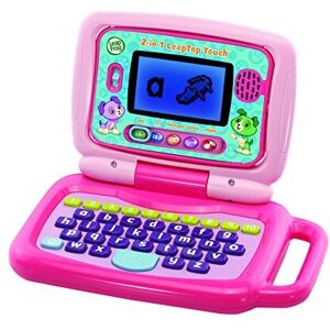 LeapFrog 2 in 1 LeapTop Touch Laptop, Pink, Learning Tablet for Kids with 10 Modes of Pla LeapFrog 2 in 1 LeapTop Touch Laptop, Pink, Learning Tablet for Kids with 10 Modes of Pla