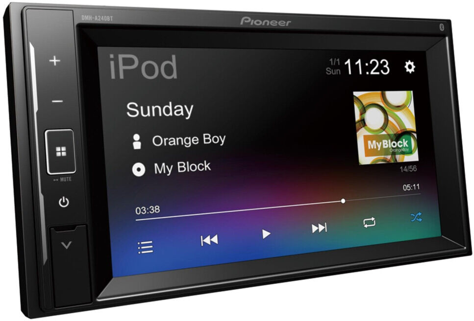 Pioneer 6.2" 2-DIN Car Multimedia Stereo Player MP3/Aux-in/Bluetooth