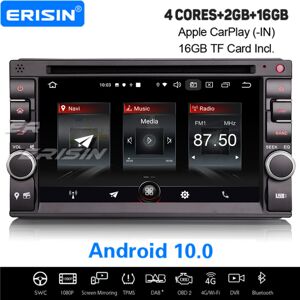 Erisin Android 10.0 Universal Car Stereo DAB+ Satnav CarPlay WiFi 3-UI Double 2Din For Erisin Android 10.0 Universal Car Stereo DAB+ Satnav CarPlay WiFi 3-UI Double 2Din For