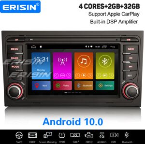 Erisin Android 10.0 Audi A4 S4 RS4 RNS-E SEAT EXEO CarPlay DAB+ Car Stereo Satnav WiFi Erisin Android 10.0 Audi A4 S4 RS4 RNS-E SEAT EXEO CarPlay DAB+ Car Stereo Satnav WiFi