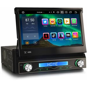 Erisin 7" 32GB Android 13 CarPlay Car Stereo Satnav Universal 1 DIN 8-Core DAB+ Radio W Erisin 7" 32GB Android 13 CarPlay Car Stereo Satnav Universal 1 DIN 8-Core DAB+ Radio W