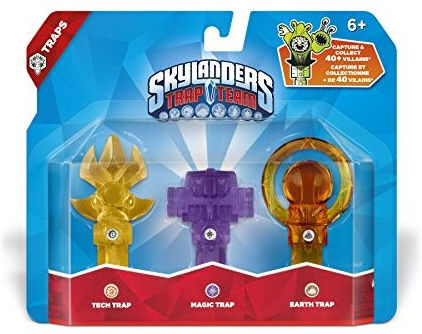 Activision USED Skylanders Trap Team: Tech Magic & Earth Trap - Triple Trap Pack