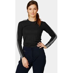 Helly Hansen Women's HH Lifa Crew Performance Base Layer Black M - Black - Female