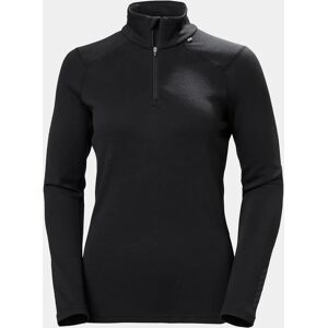 Helly Hansen Women's Lifa Merino Midweight 1/2 Zip Base Layer Black XL - Black - Female