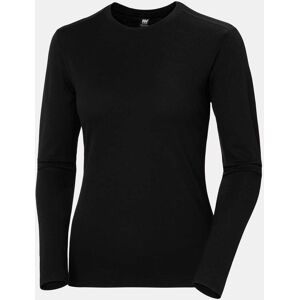Helly Hansen Women's HH® Merino Crew Base Layer Black M - Black - Female Helly Hansen Women's HH® Merino Crew Base Layer Black M - Black - Female