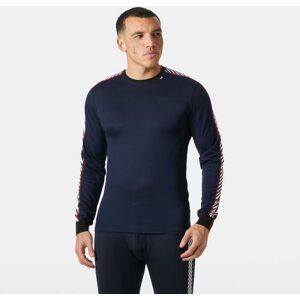 Helly Hansen Men's HH Lifa Stripe Crew Ski Base Layer Navy L - Navy Blue - Male Helly Hansen Men's HH Lifa Stripe Crew Ski Base Layer Navy L - Navy Blue - Male