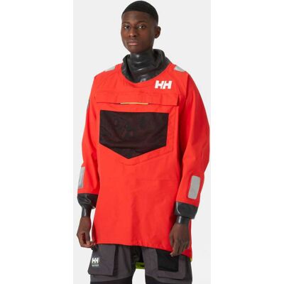 Helly Hansen Men's Aegir Ocean Breathable Sailing Smock Red 2XL - Alert Red - Male Helly Hansen Men's Aegir Ocean Breathable Sailing Smock Red 2XL - Alert Red - Male