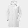 Helly Hansen Women's Long Belfast 3/4 Length Rain Jacket White XL - White - Female