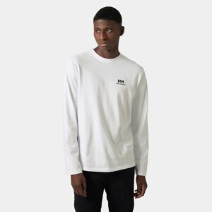 Helly Hansen Men's Yu20 Long Sleeve Soft Cotton T-Shirt White XS - White - Unisex